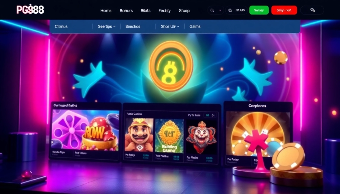 Visit https://pg88.gg/ for top online casino games, featuring engaging slots, card games, and live betting experiences accessible on all devices.
